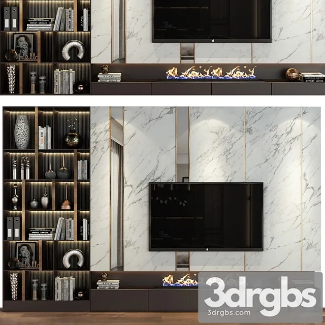 TV Shelf 0474 3D Model Download