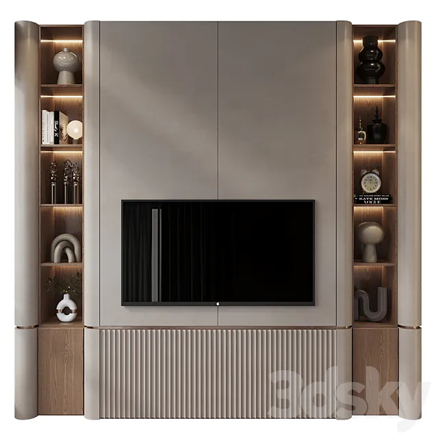 TV shelf 0765 3D Model TV shelf 0765 3D Model