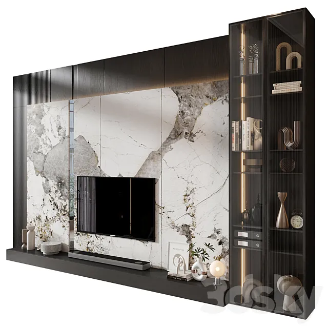 TV shelf 0795 3D Model