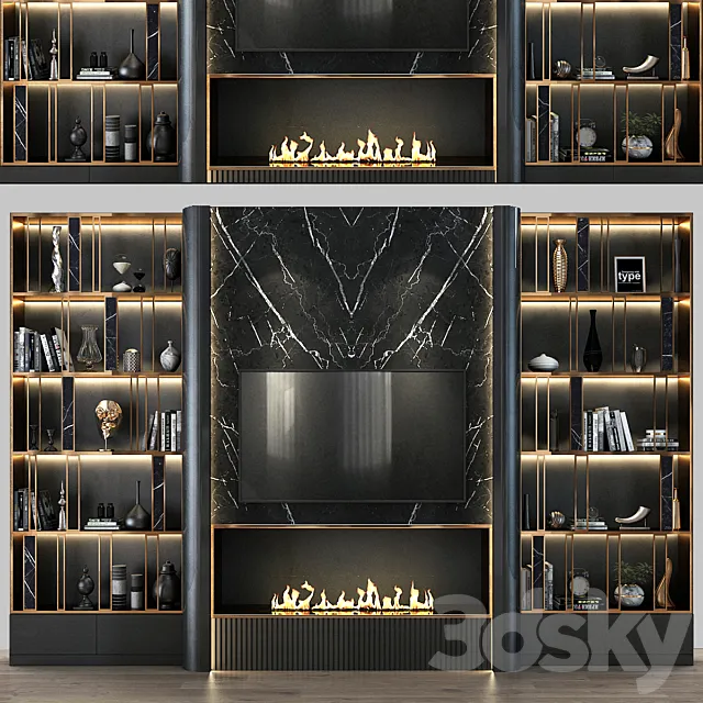 TV shelf 082 3DModel