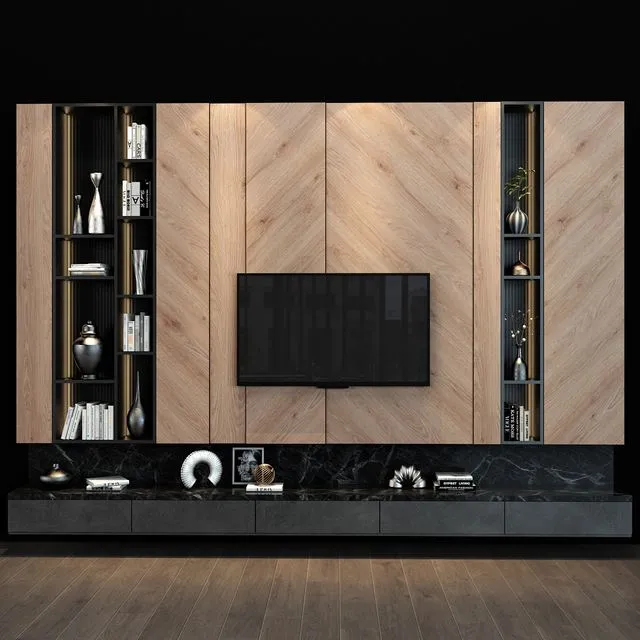 TV shelf 087 3D Model TV shelf 087 3D Model