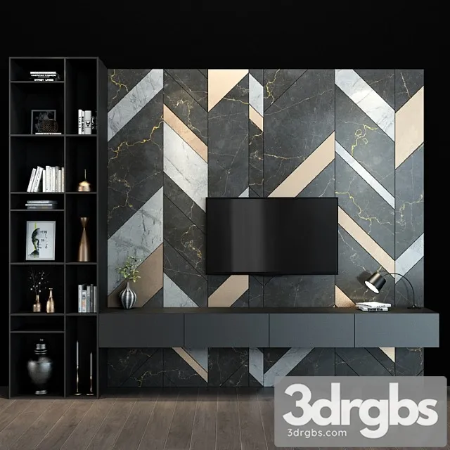 Tv shelf 74 3D Model Download