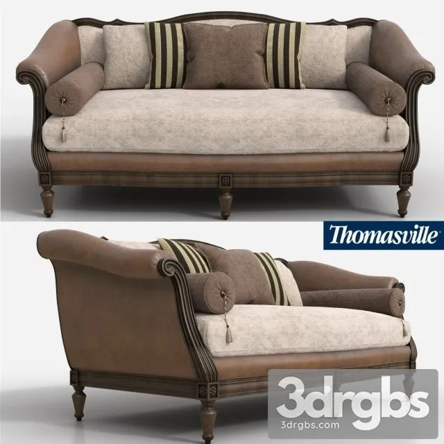 TV Sorrento Sofa 3D Model Download