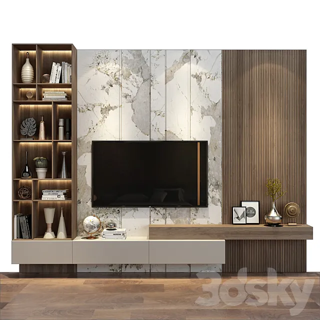 TV stand 25 3D Model