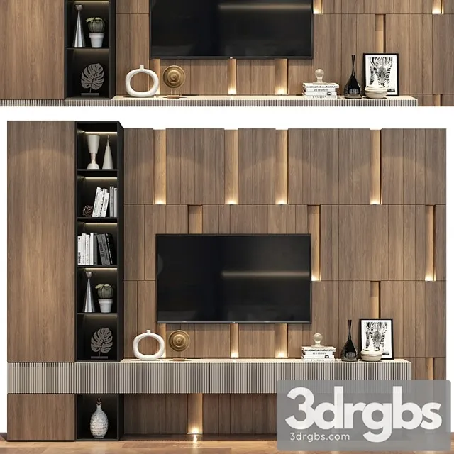 TV Stand 27 2 3D Model Download