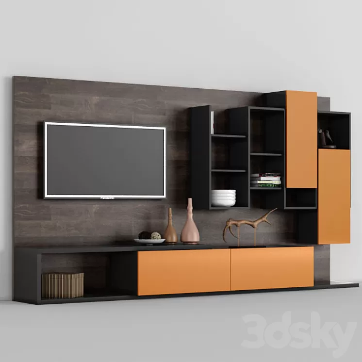 TV Stand 3D Model TV Stand 3D Model