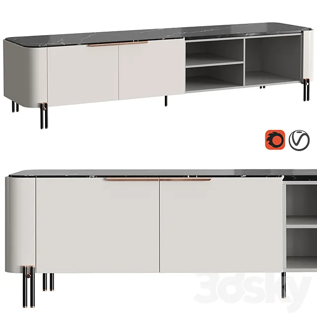 TV stand BAMBOO 3DModel TV stand BAMBOO 3DModel