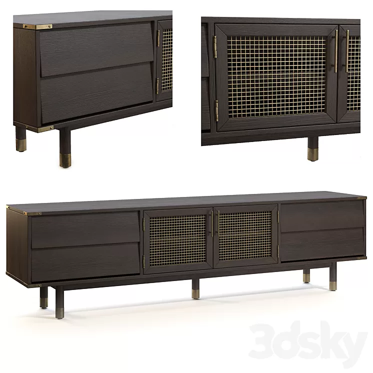 TV stand Commune ROVER TV UNIT 3D Model TV stand Commune ROVER TV UNIT 3D Model