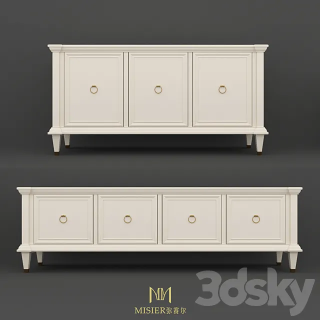 TV stand. Misier buffet (One Home) 3DModel TV stand. Misier buffet (One Home) 3DModel