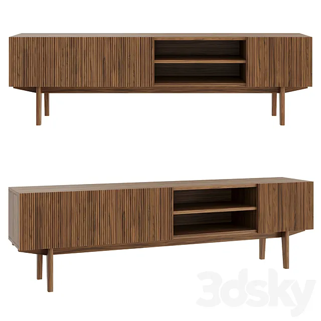 TV Stand Scandi Puzzlemebel 3D Model TV Stand Scandi Puzzlemebel 3D Model