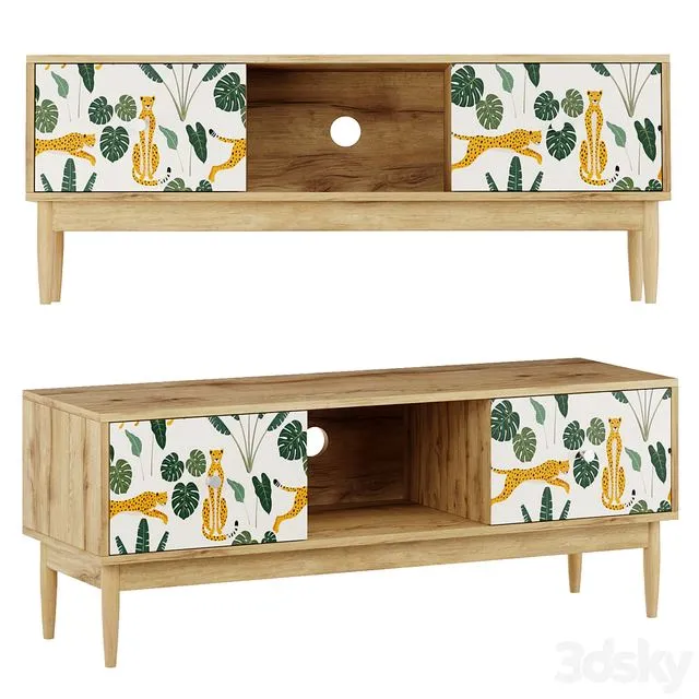 TV stand Tyron-1 3D Model