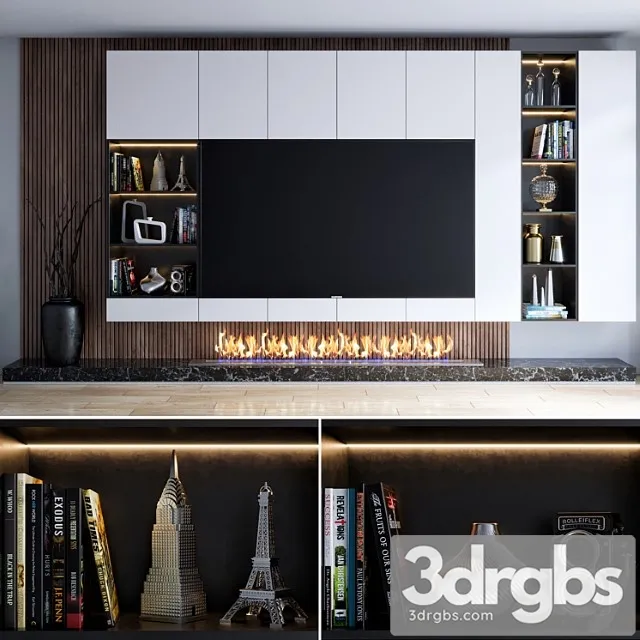 Tv unit 16 3D Model Download