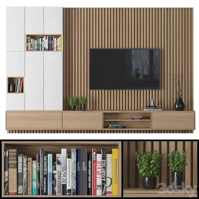 TV Wall 047 3D Model