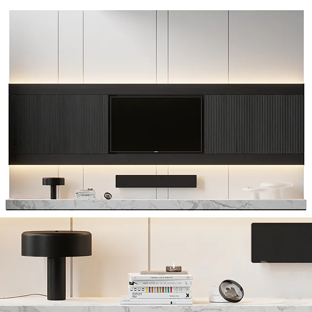 TV Wall – 1 3D Model