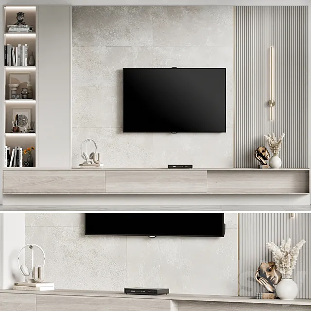 TV Wall 30 3D Model