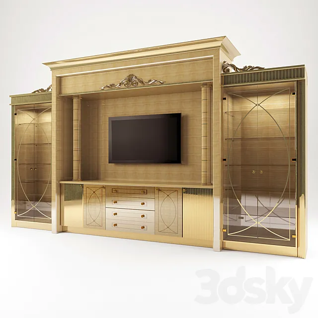 TV wall NEFF 3D Model TV wall NEFF 3D Model