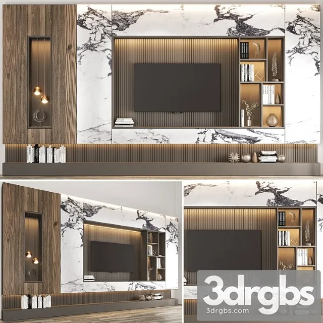 Tv wall set 01 Tv wall set 01