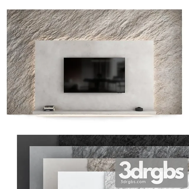 Tv wall set 07 Tv wall set 07