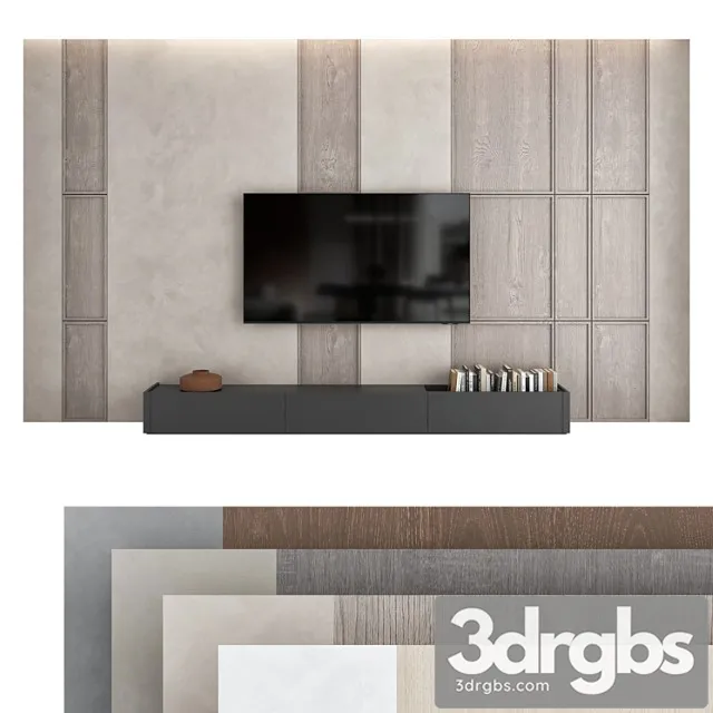 Tv wall set 09 Tv wall set 09