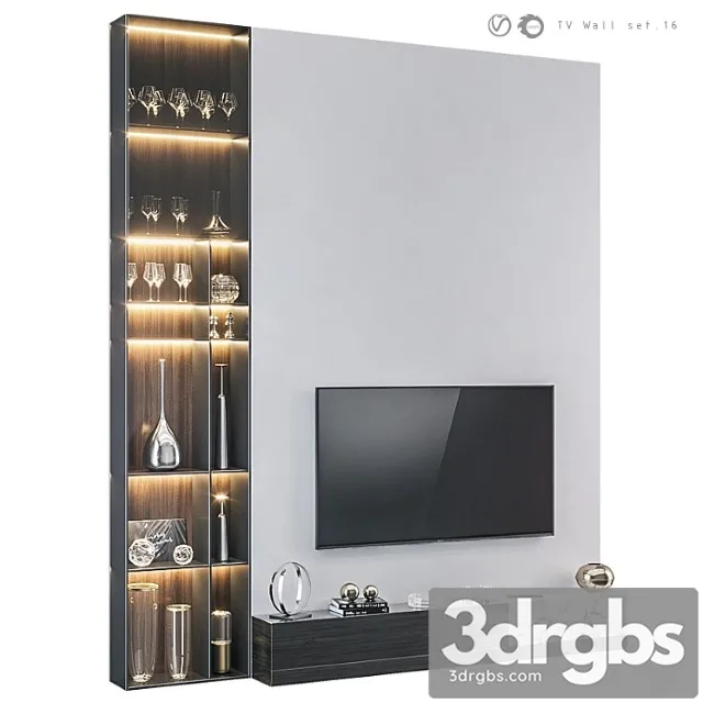 Tv wall set 16 Tv wall set 16