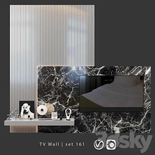 TV Wall | set 161 3DModel