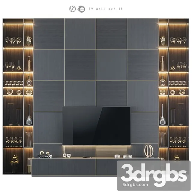 Tv wall set 18 Tv wall set 18