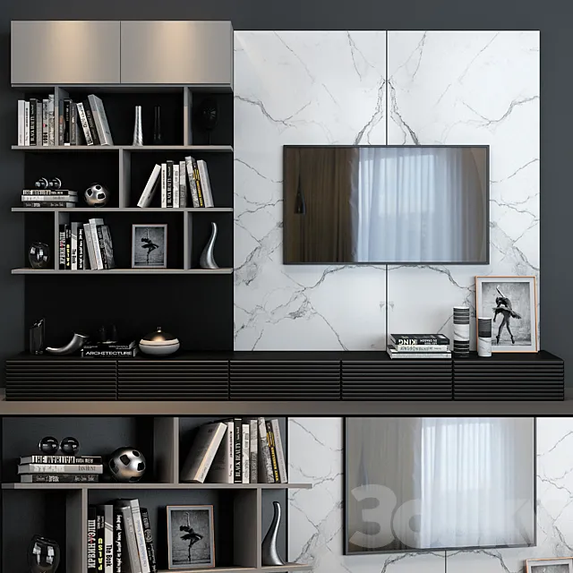 TV Wall | set 37 3D Model