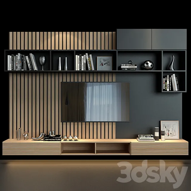 TV Wall | set 39 3DModel