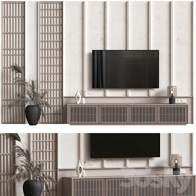 Tv wall11 3D Model