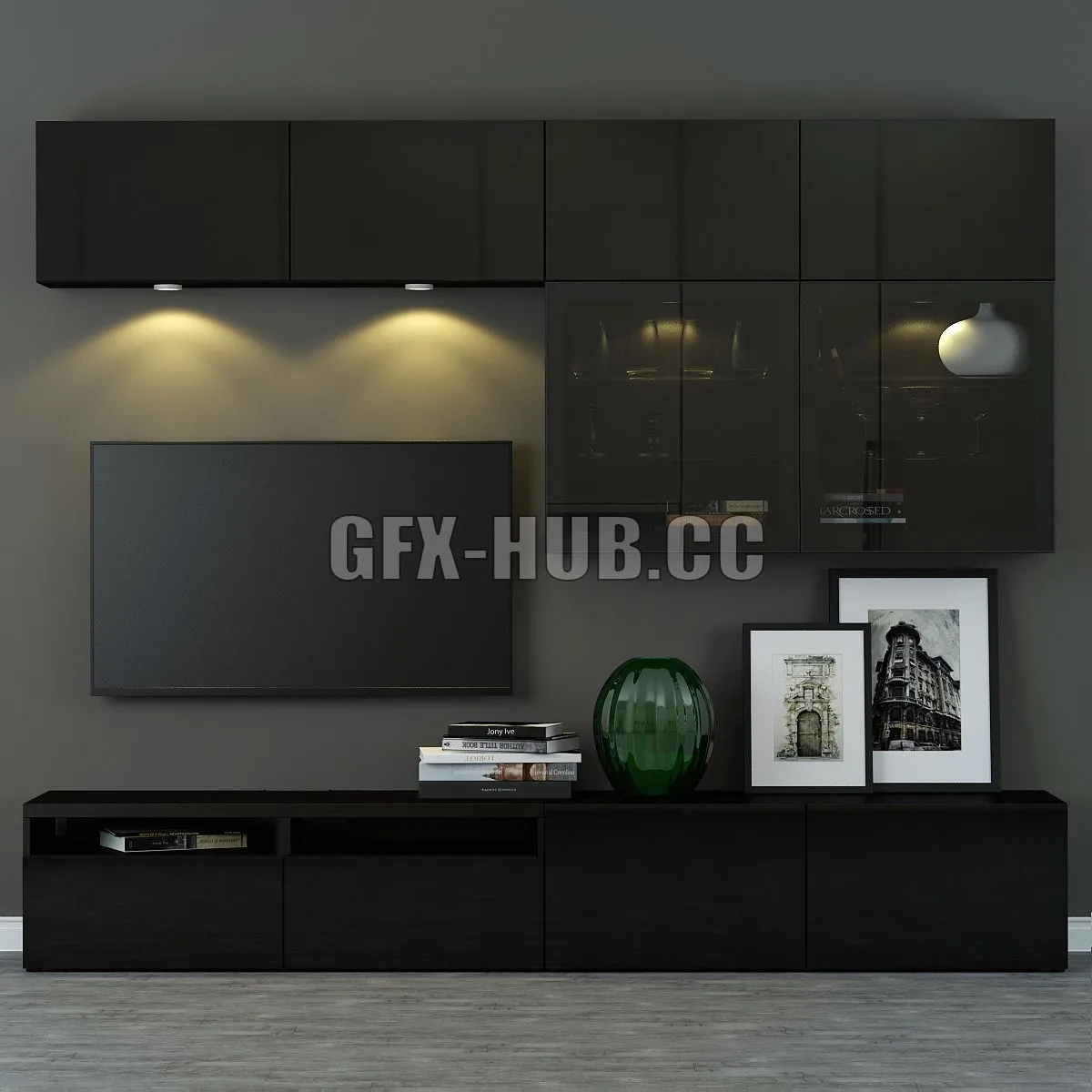 TV Wardrobe Besto Besta Selsviken 3D Model