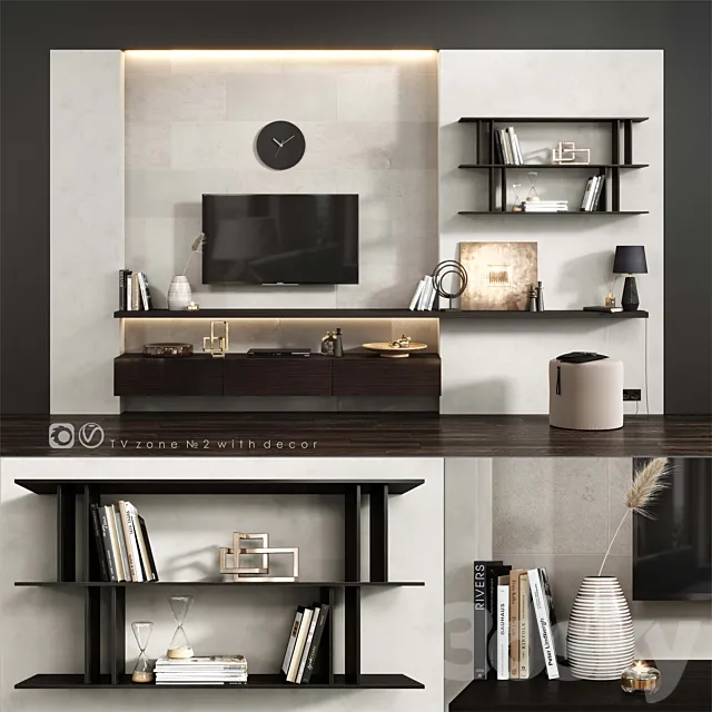TV zone 2 3D Model TV zone 2 3D Model