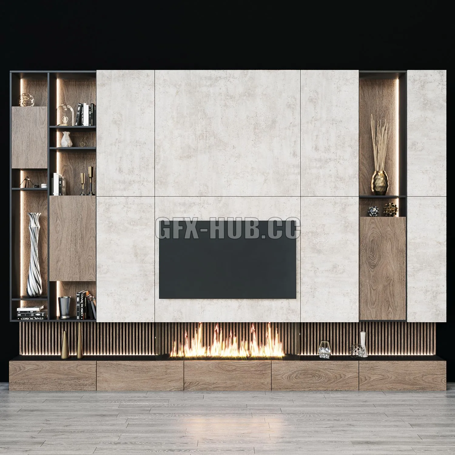 Tv Zone 3D Model Tv Zone 3D Model