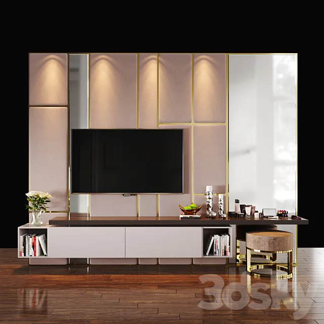 TV zone 4 3D Model TV zone 4 3D Model
