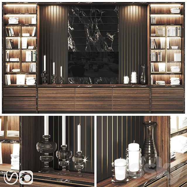 Tv_Set_001 3D Model Tv_Set_001 3D Model