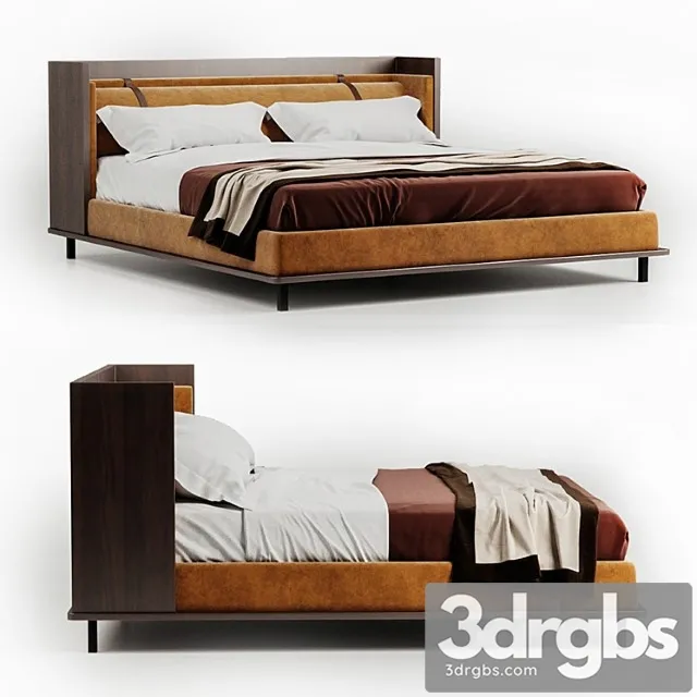 Twelve am bed by molteni & c 2 3D Model Download
