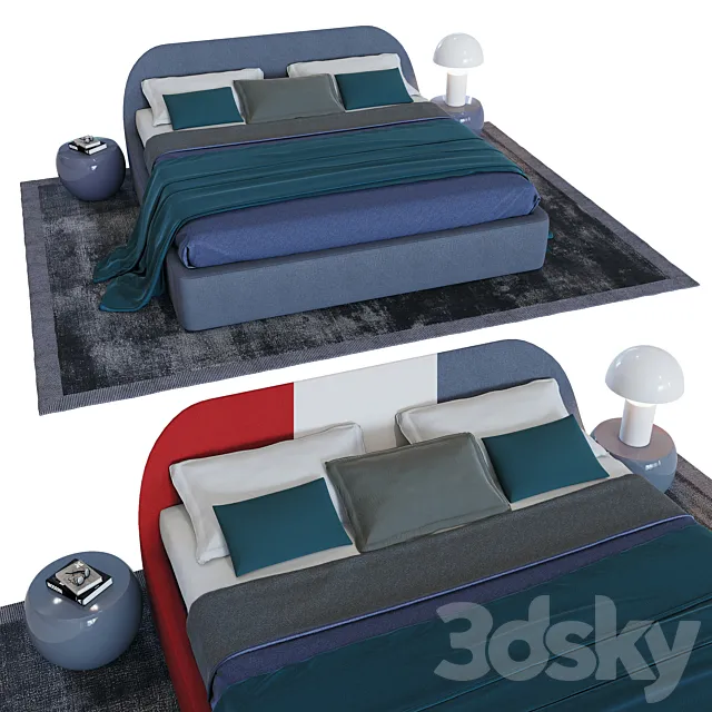 TWIGY BED 3D Model TWIGY BED 3D Model