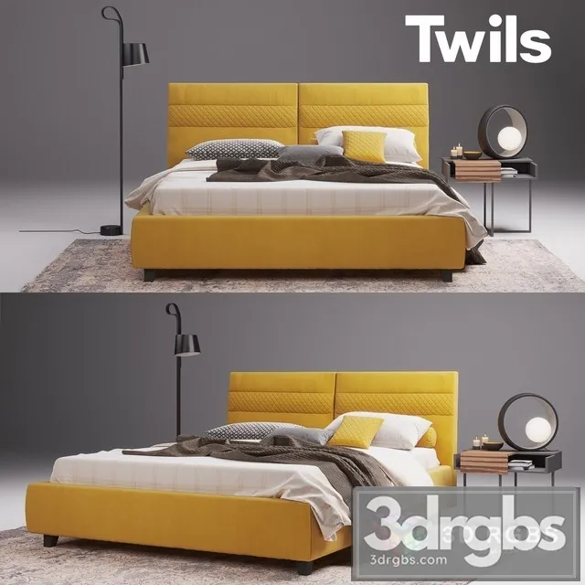 Twils Elliot Bed 3D Model Download