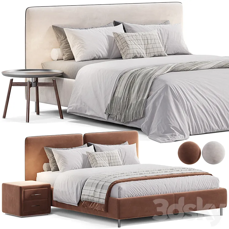 Twils Frick Round Bed 3D Model Free Download