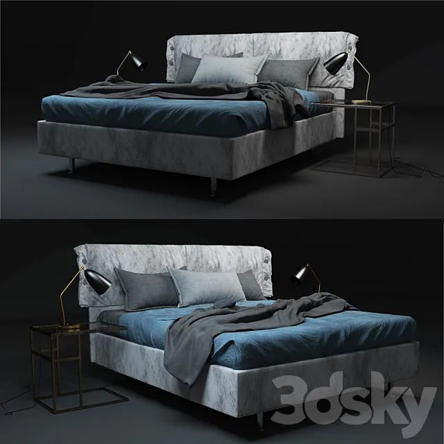 Twils Giselle bed_set 3DModel