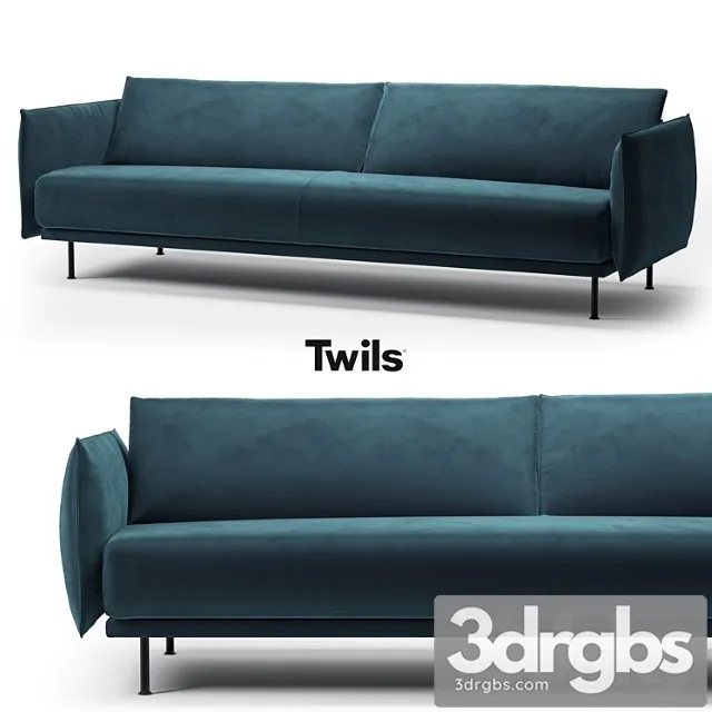 Twils Graffiti Sofa 3D Model Download