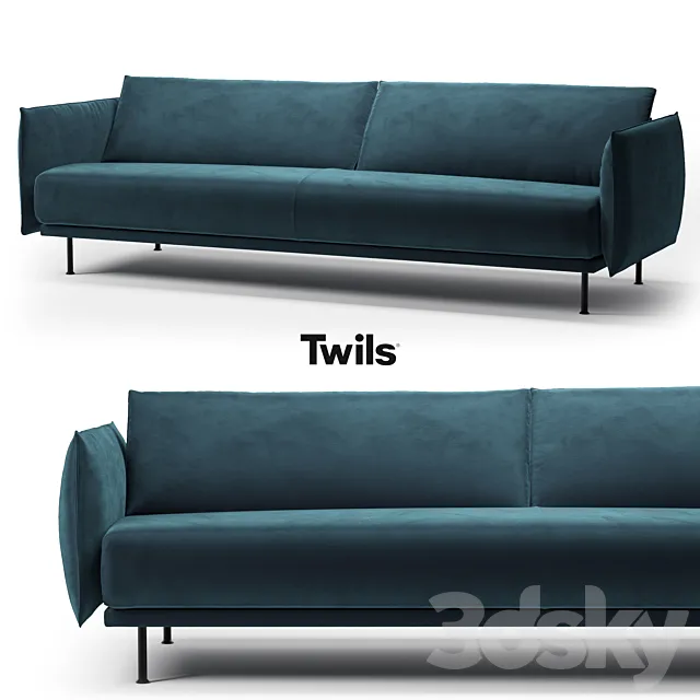 Twils Graffiti Sofa 3D Model