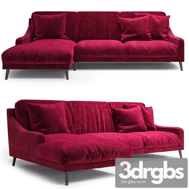 Twils lounge sofa 2 3D Model Download