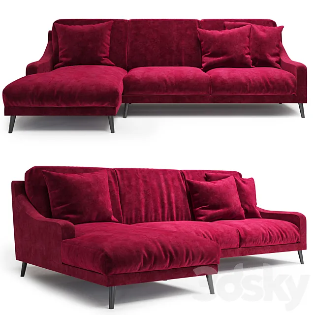 Twils Lounge Sofa 3D Model Twils Lounge Sofa 3D Model