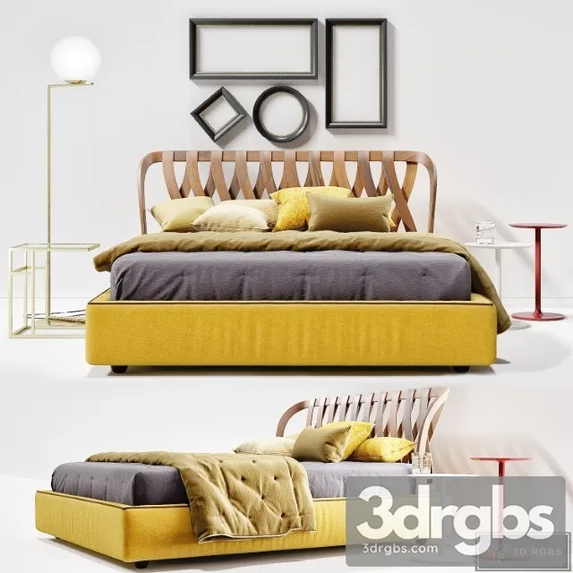 Twils Natural Bed 3D Model Download