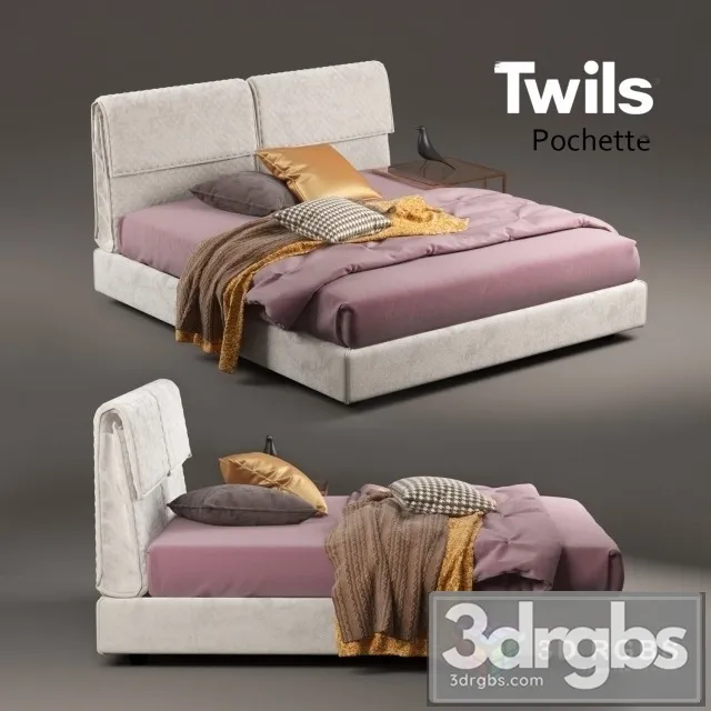 Twils Pochette Bed 3D Model Download