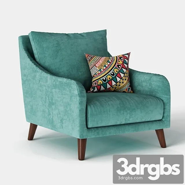 Twils revival armchair 3D Model Download Twils revival armchair 3D Model Download