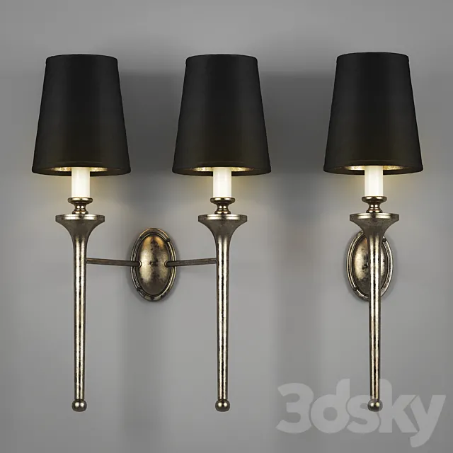 Twin Grosvenor Wall Light 3DModel Twin Grosvenor Wall Light 3DModel