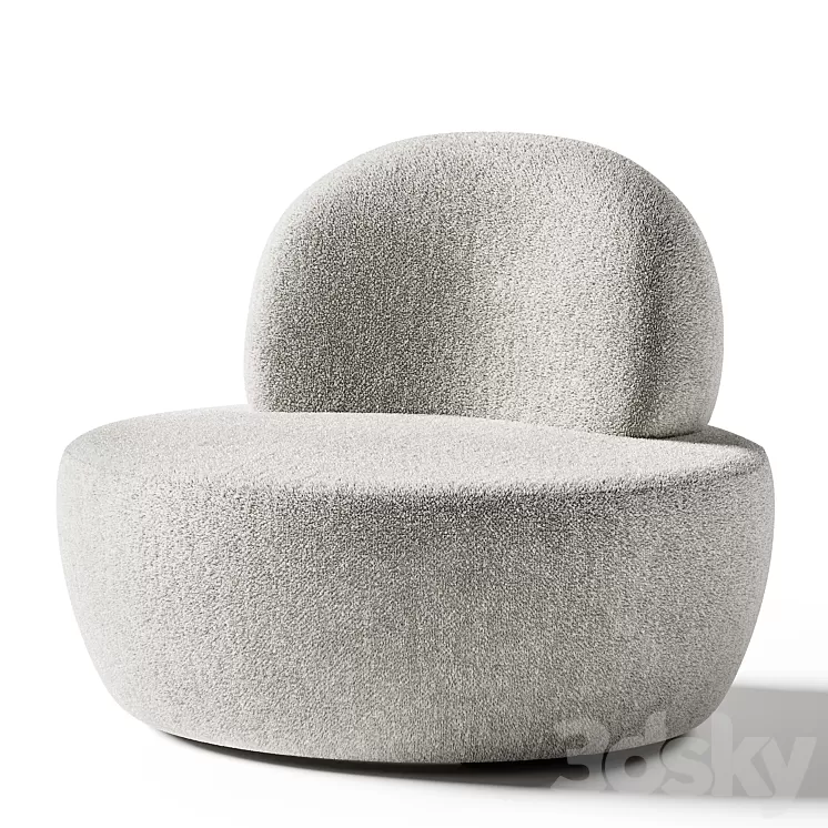 TWIN MOON | Armchair By Missana 3D Model TWIN MOON | Armchair By Missana 3D Model