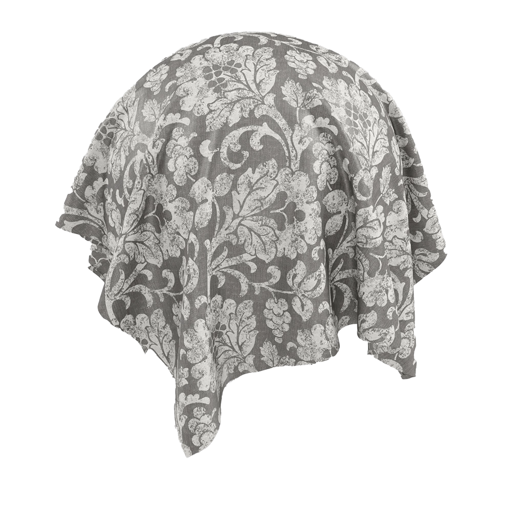 Twinbru – Floral Grey Jacquard 3071967 3D Model