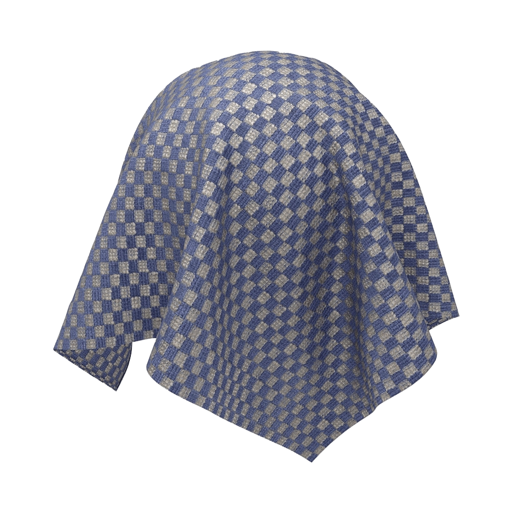 Twinbru – Geometric Blue Jacquard 1864017 3D Model